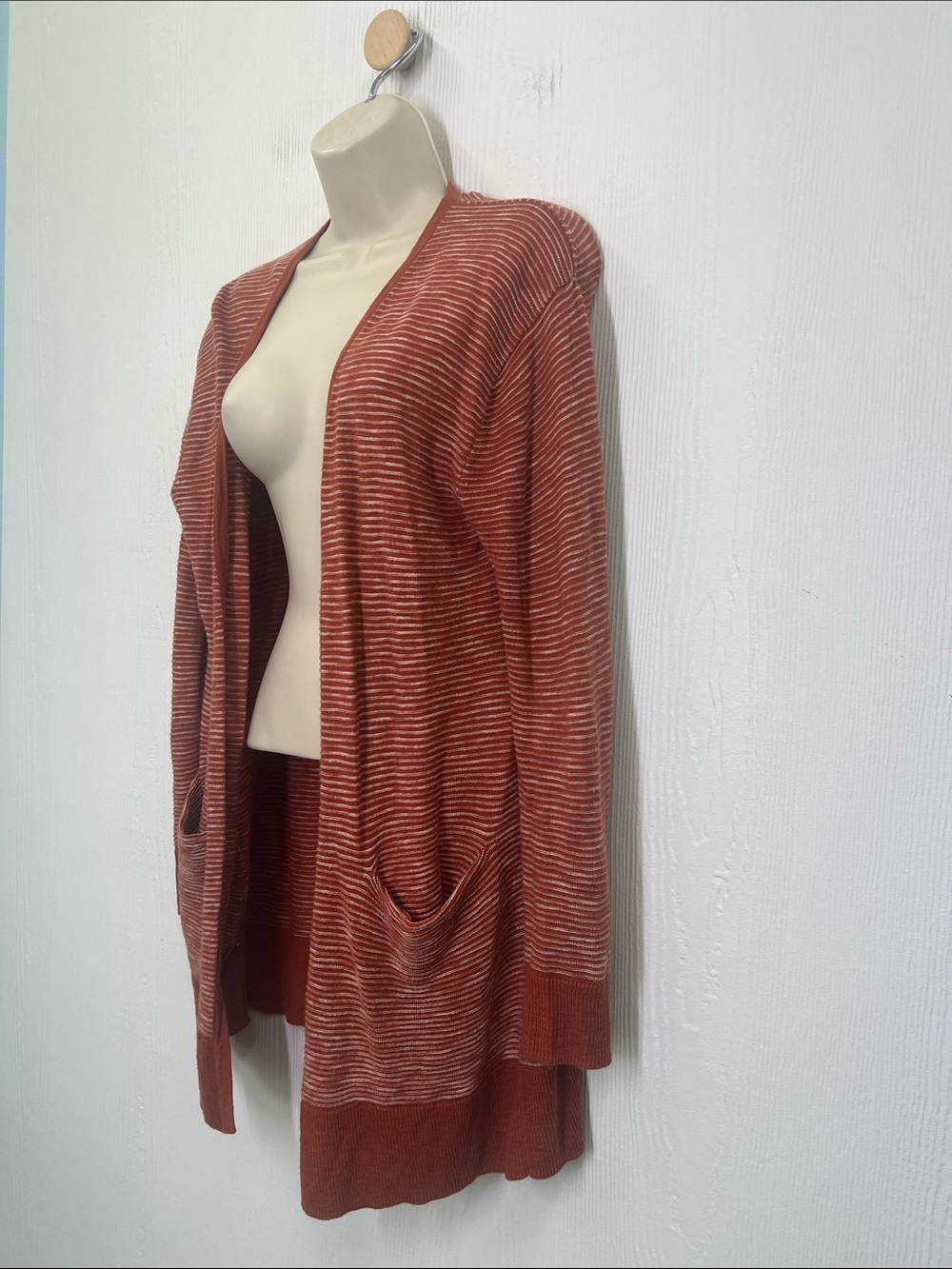 Madewell - Summer Ryder Colorful Striped Long Sleeve Open Cardigan Size XS - Picture 6 of 11